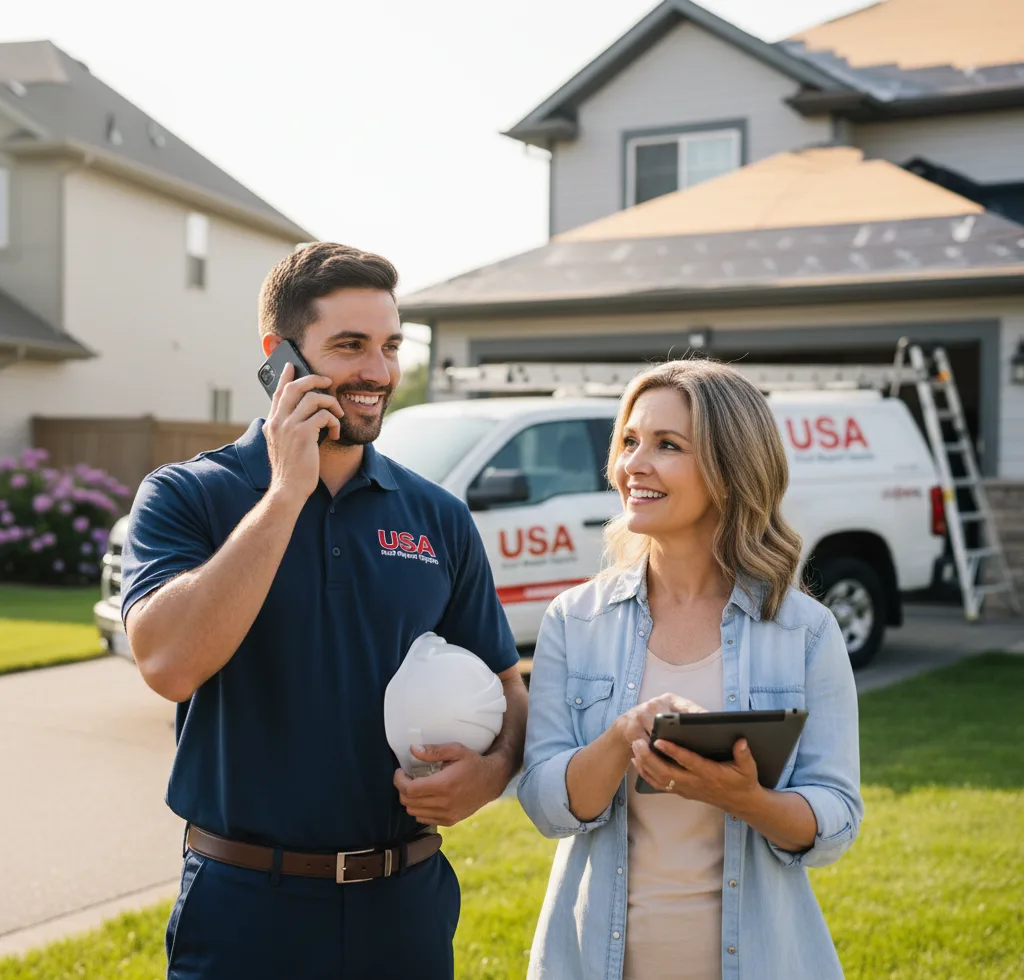 USA Roof Repair Experts customer support in Flat Lick